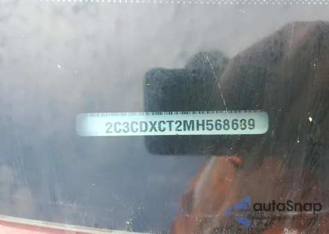 2021 Dodge Charger R/T из США, поврежденный, VIN 2C3CDXCT2MH568689